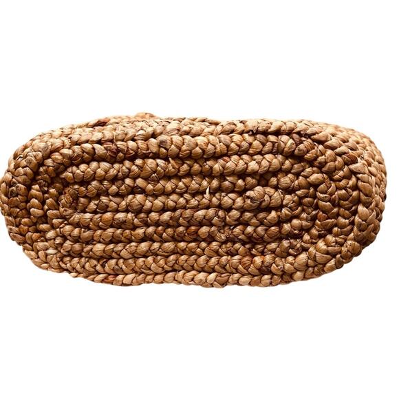 Haute Hippie Straw Seashell Basket Bag Red Tassel Floral Flamingo Interior NWT - Picture 6 of 11